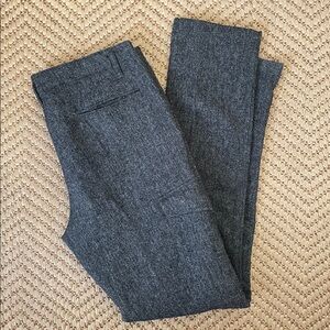 Wallace Barnes J Crew  - Wool Cargo Tapered Pants - Dark Grey - 34x34